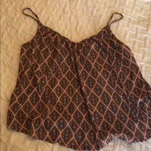 Cute, flow-y spaghetti strap.